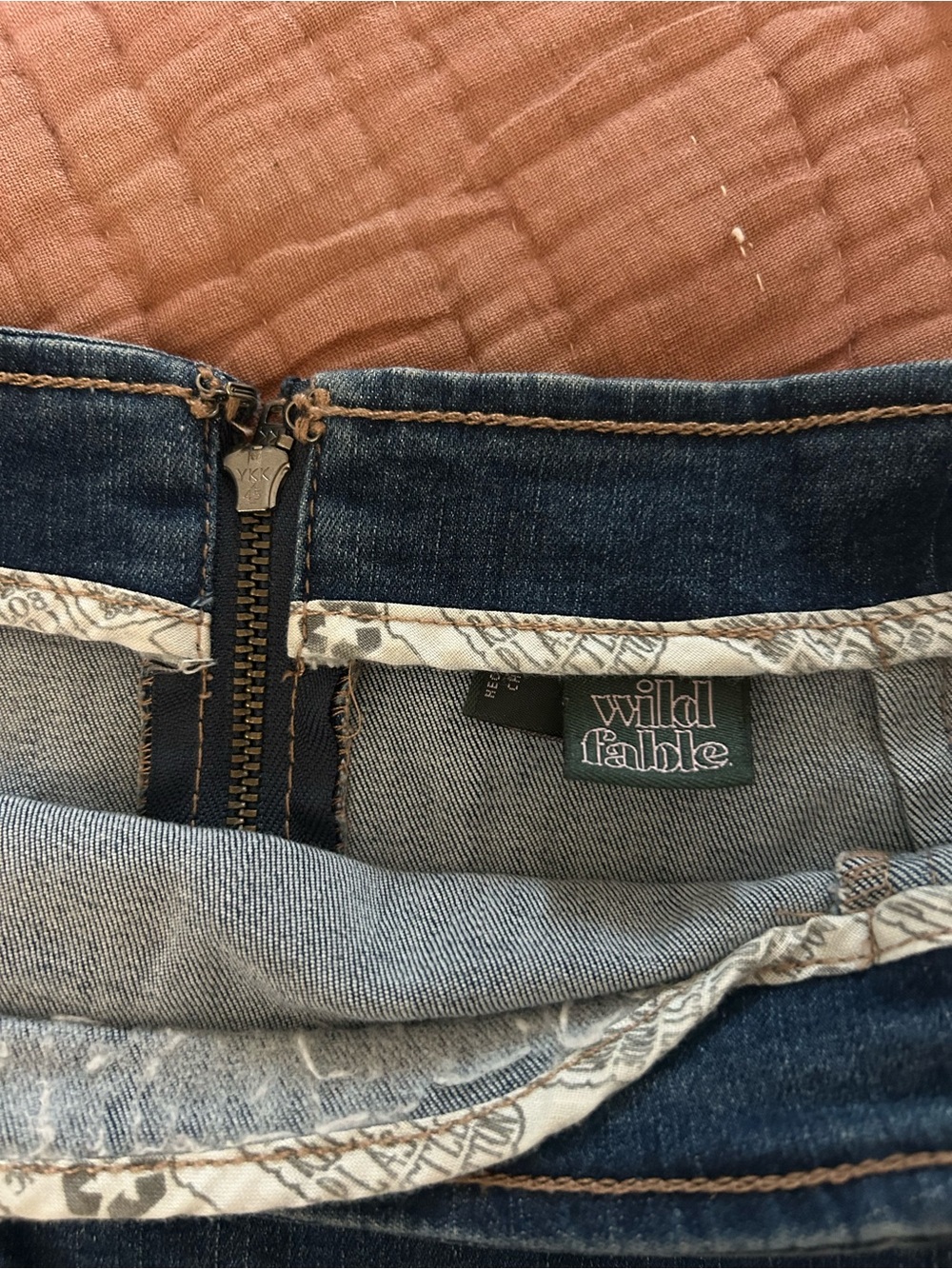wild fable Denim Mini Skirt